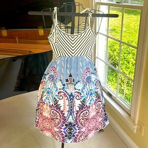 🌿Truly Me multicolored tank dress, size 12🌿
